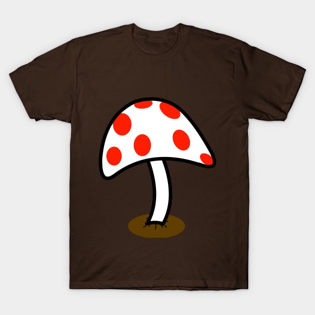 Mushroom T-Shirt by JacCal Brothers